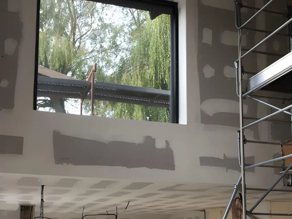 Plâtrerie près de Dunkerque